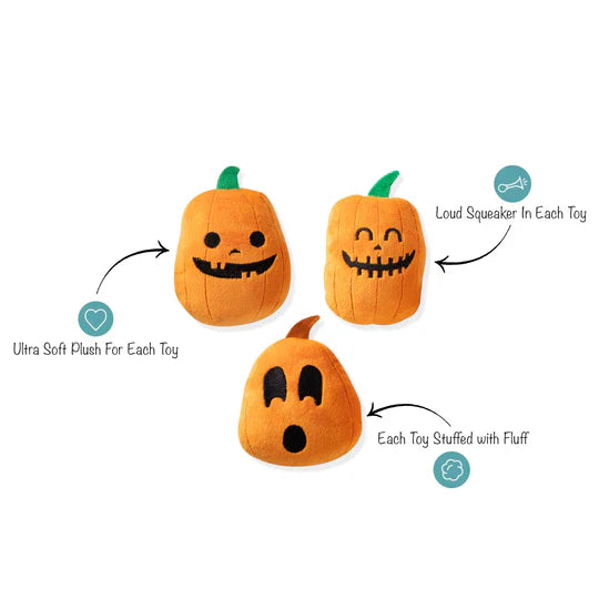 Fringe Dog Toy Halloween Jack-O-Lanterns