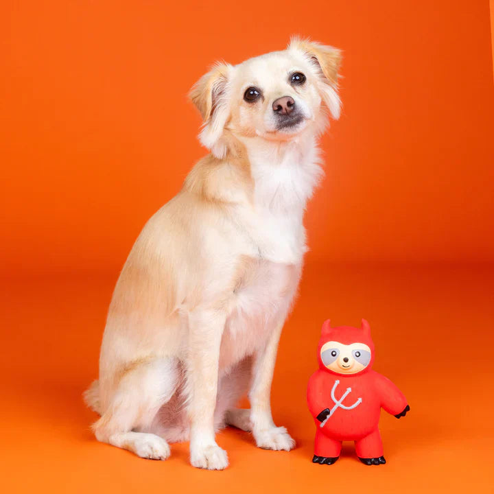 Fringe Dog Toy Halloween A Little Hot Headed Latex