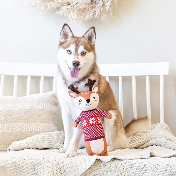 Fringe Dog Toy Holiday Cold But Cute