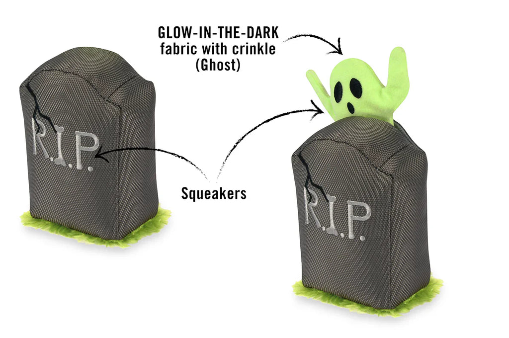 PLAY Dog Toy Halloween Howling Haunts Ghoulish Grave