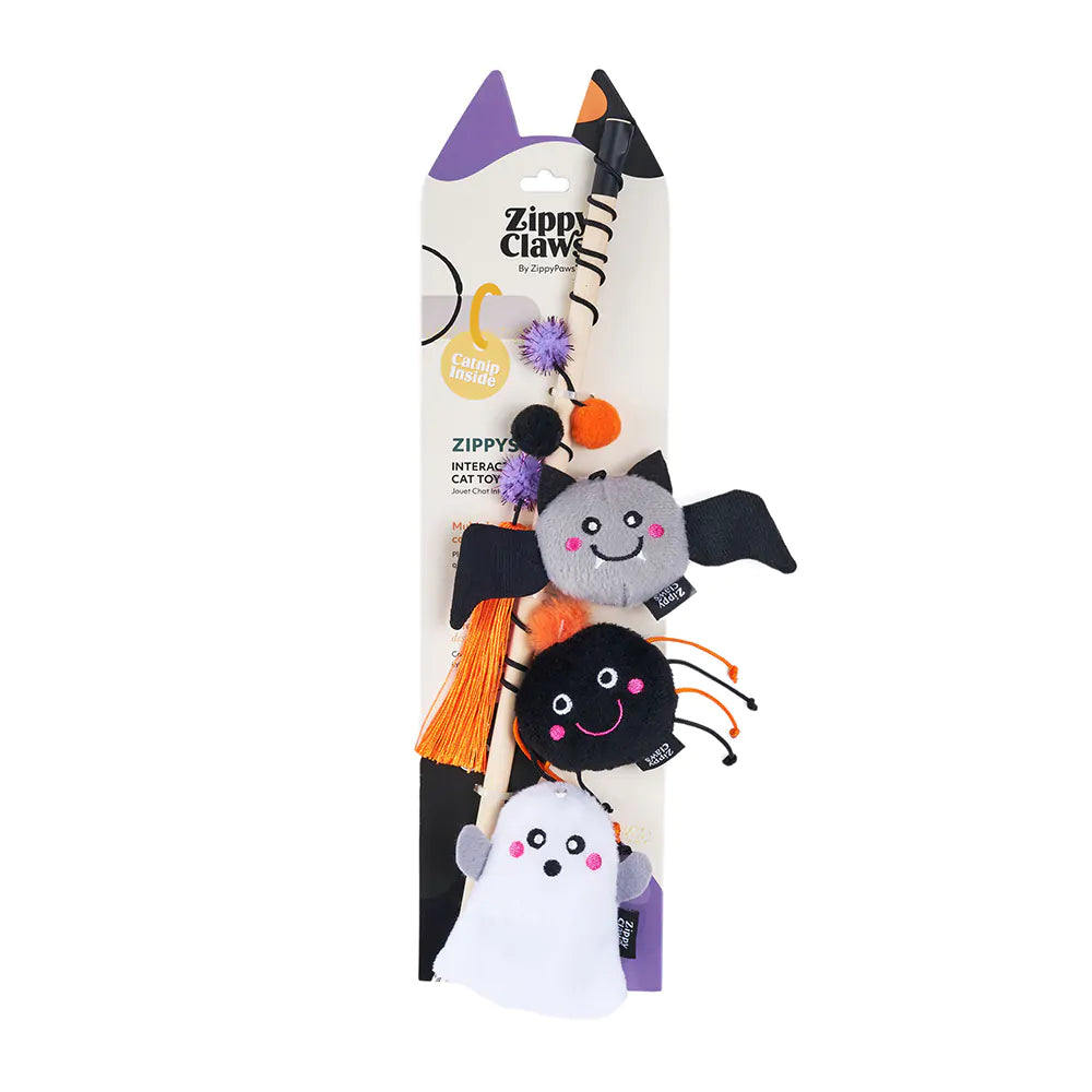 ZippyPaws ZippyClaws Halloween Zippy Stick Ghost with Friends