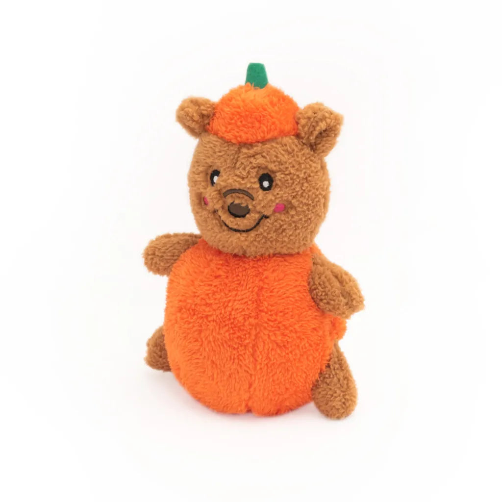 ZippyPaws Dog Toy Halloween Cheeky Chumz Pumpkin Bear