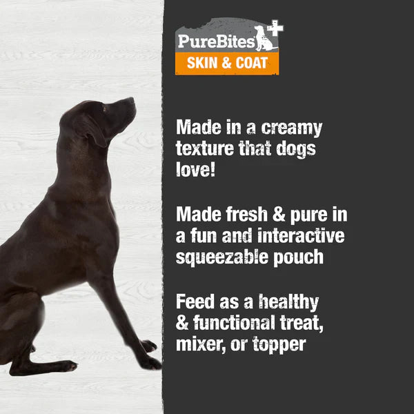 PureBites Dog Squeezables Skin & Coat